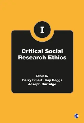 Smart / Peggs / Burridge |  Critical Social Research Ethics, 4v | Buch |  Sack Fachmedien