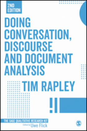 Rapley |  Doing Conversation, Discourse and Document Analysis | Buch |  Sack Fachmedien