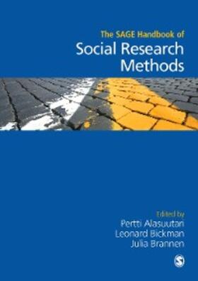 Alasuutari / Bickman / Brannen |  The SAGE Handbook of Social Research Methods | eBook | Sack Fachmedien