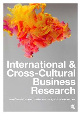 Usunier / van Herk / Lee |  International and Cross-Cultural Business Research | Buch |  Sack Fachmedien