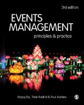 Raj / Walters / Rashid |  Events Management | eBook | Sack Fachmedien