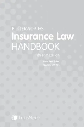 Barton |  Butterworths Insurance Law Handbook | Buch |  Sack Fachmedien