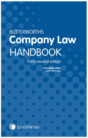 Walmsley |  Butterworths Company Law Handbook | Buch |  Sack Fachmedien