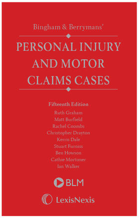  Bingham & Berrymans' Personal Injury and Motor Claims Cases | Buch |  Sack Fachmedien