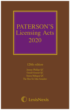  Paterson's Licensing Acts 2020 | Buch |  Sack Fachmedien