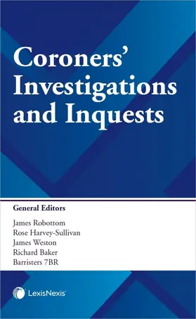 Robottom / Harvey-Sullivan / Weston |  CORONERS INVESTIGATIONS & INQUESTS | Buch |  Sack Fachmedien