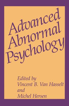 Van Hasselt / Hersen |  Advanced Abnormal Psychology | Buch |  Sack Fachmedien