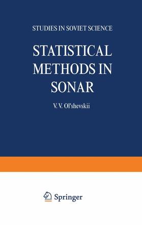 Ol shevskii |  Statistical Methods in Sonar | Buch |  Sack Fachmedien
