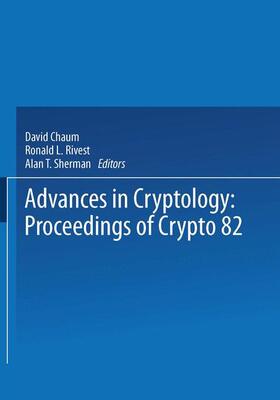 Chaum |  Advances in Cryptology | Buch |  Sack Fachmedien