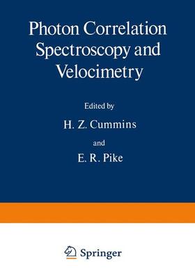 Cummins |  Photon Correlation Spectroscopy and Velocimetry | Buch |  Sack Fachmedien