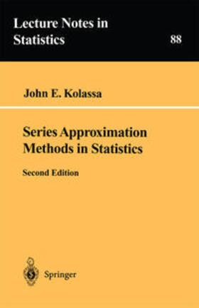 Kolassa |  Series Approximation Methods in Statistics | eBook | Sack Fachmedien