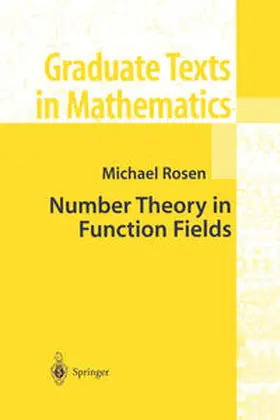 Rosen |  Number Theory in Function Fields | eBook | Sack Fachmedien