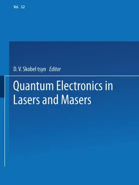 Skobel tsyn |  Quantum Electronics in Lasers and Masers | Buch |  Sack Fachmedien