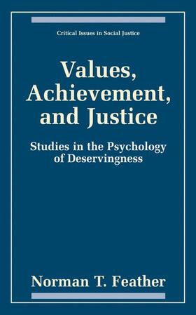 Feather |  Values, Achievement, and Justice | Buch |  Sack Fachmedien