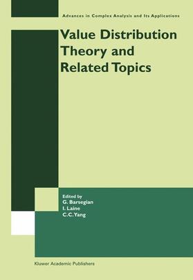 Barsegian / Laine |  Value Distribution Theory and Related Topics | Buch |  Sack Fachmedien