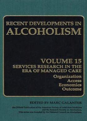 Galanter |  Alcoholism | Buch |  Sack Fachmedien