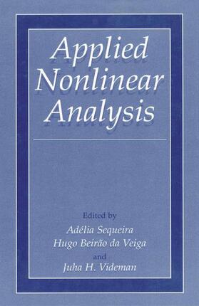 Sequeira / Videman / da Veiga |  Applied Nonlinear Analysis | Buch |  Sack Fachmedien