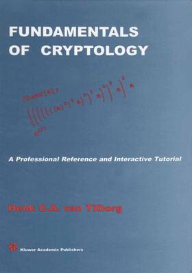 van Tilborg |  Fundamentals of Cryptology | Buch |  Sack Fachmedien