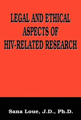 Wollmann |  Legal and Ethical Aspects of HIV-Related Research | Buch |  Sack Fachmedien