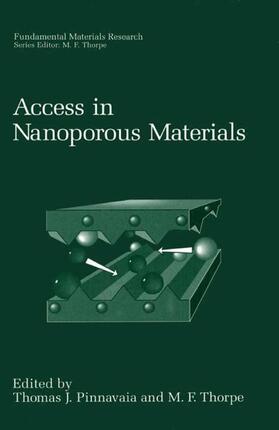 Thorpe / Pinnavaia |  Access in Nanoporous Materials | Buch |  Sack Fachmedien