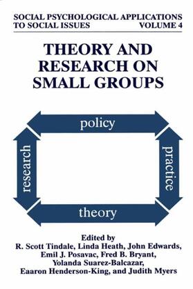 Tindale / Heath / Edwards |  Theory and Research on Small Groups | Buch |  Sack Fachmedien