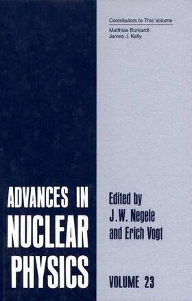 Vogt / Negele |  Advances in Nuclear Physics | Buch |  Sack Fachmedien