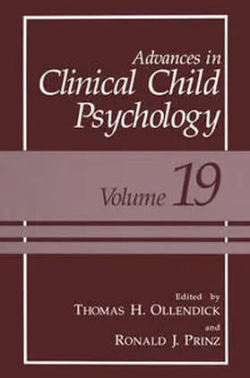 Ollendick / Prinz |  Advances in Clinical Child Psychology | eBook | Sack Fachmedien