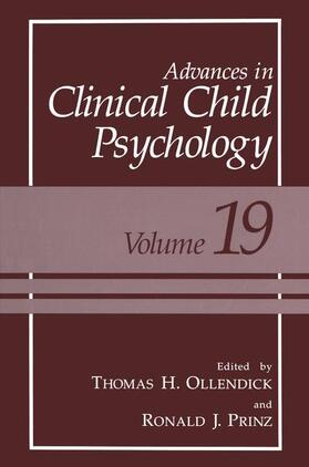 Prinz / Ollendick |  Advances in Clinical Child Psychology | Buch |  Sack Fachmedien