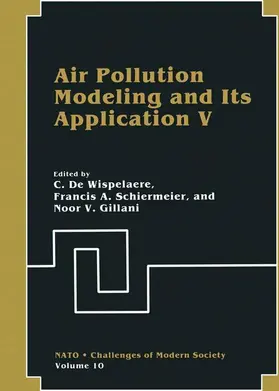 De Wispelaere |  Air Pollution Modeling and Its Application V | Buch |  Sack Fachmedien