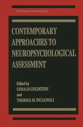 Incagnoli / Goldstein |  Contemporary Approaches to Neuropsychological Assessment | Buch |  Sack Fachmedien