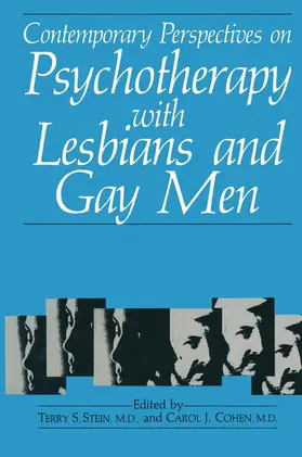 Cohen / Stein |  Contemporary Perspectives on Psychotherapy with Lesbians and Gay Men | Buch |  Sack Fachmedien