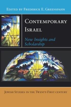 Greenspahn |  Contemporary Israel | eBook | Sack Fachmedien