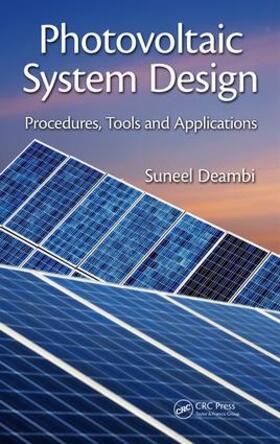 Deambi |  Photovoltaic System Design | Buch |  Sack Fachmedien