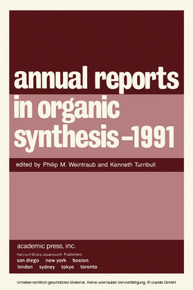 Turnbull |  Annual Reports in Organic Synthesis - 1991 | eBook | Sack Fachmedien