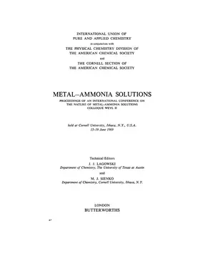 Stuart |  Metal-Ammonia Solutions | eBook | Sack Fachmedien