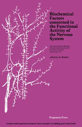 Richter |  Biochemical Factors Concerned in the Functional Activity of the Nervous System | eBook | Sack Fachmedien