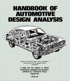 Fenton |  Handbook of Automotive Design Analysis | eBook | Sack Fachmedien