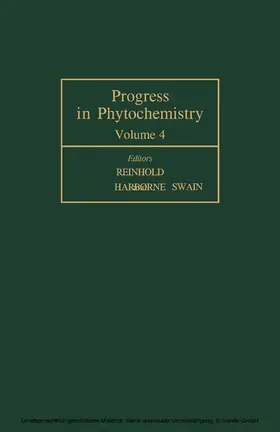 Reinhold / Harborne / Swain |  Progress in Phytochemistry | eBook | Sack Fachmedien