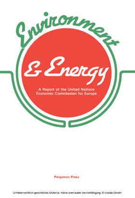 Zhou |  Environment and Energy | eBook | Sack Fachmedien