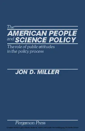 Miller |  The American People and Science Policy | eBook | Sack Fachmedien