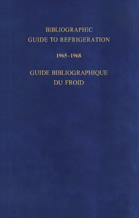 Stuart |  Bibliographic Guide to Refrigeration 1965-1968 | eBook | Sack Fachmedien