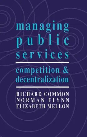 Common / Flynn / Mellon | Managing Public Services | E-Book | sack.de