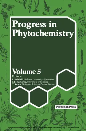 Reinhold / Harborne / Swain |  Progress in Phytochemistry | eBook | Sack Fachmedien