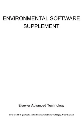 Stuart |  Environmental Software Supplement | eBook | Sack Fachmedien