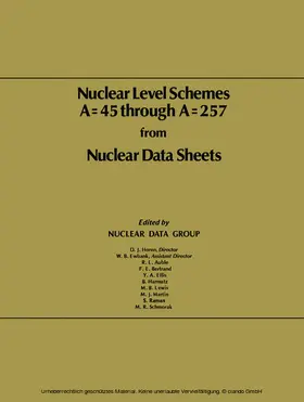 Stuart |  Nuclear Level Schemes A = 45 through A = 257 from Nuclear Data Sheets | eBook | Sack Fachmedien