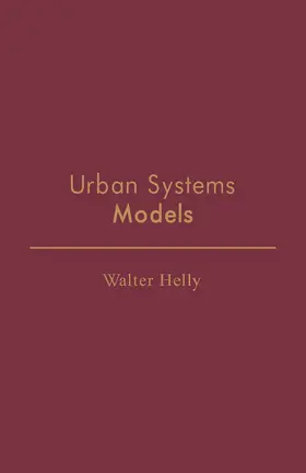 Schmidt |  Urban Systems Models | eBook | Sack Fachmedien