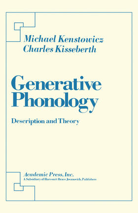 Kenstowicz / Kisseberth |  Generative Phonology | eBook | Sack Fachmedien