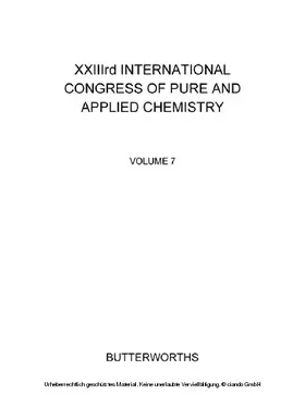 Stuart |  XXIIIrd International Congress of Pure and Applied Chemistry | eBook | Sack Fachmedien