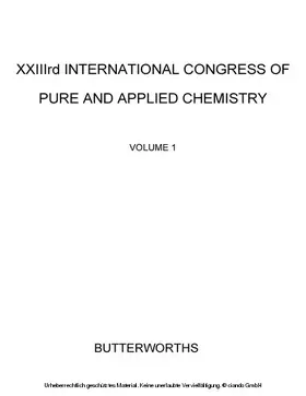 Stuart |  XXIIIrd International Congress of Pure and Applied Chemistry | eBook | Sack Fachmedien