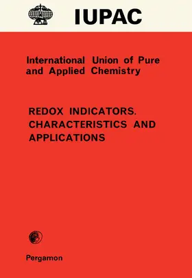 Stuart |  Redox Indicators. Characteristics and Applications | eBook | Sack Fachmedien